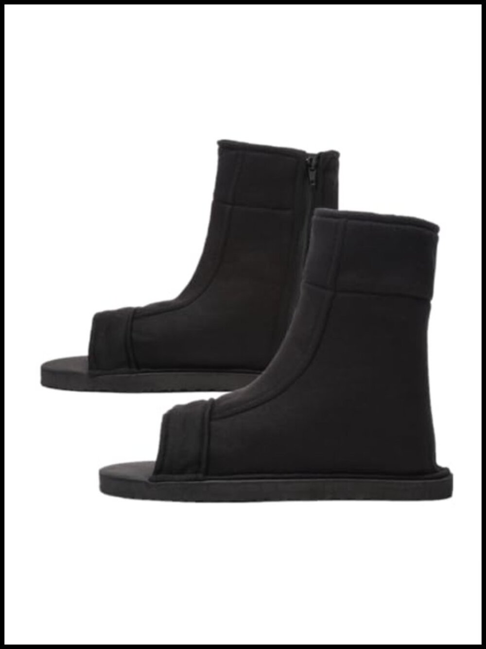 Anime Cosplay Shoes Black Party Boots Unisex Sweater Material EVA Sole